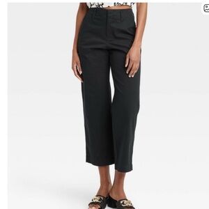 A New Day - Perfect Fit Black Ankle Chino Pants NWT